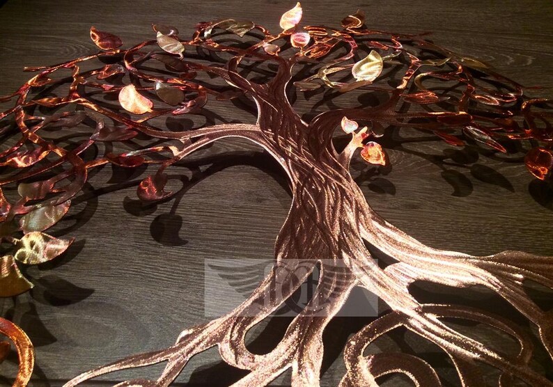 Copper Tree of Life Infinity Tree Wall Decor Wall Art Etsy
