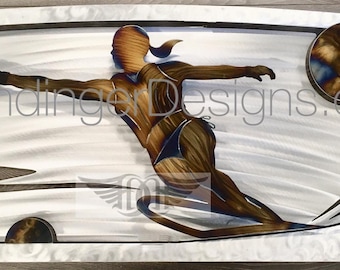 Water Skier Wall Art Wall Decor