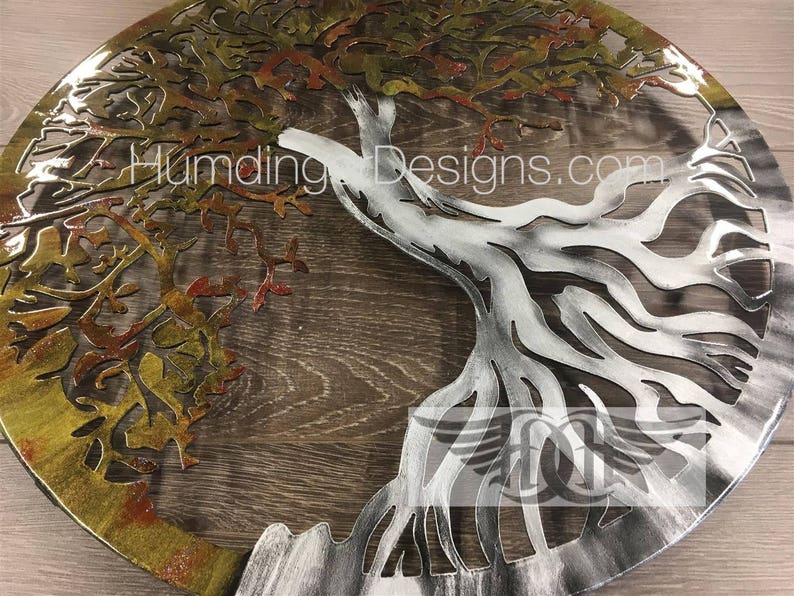 XXL Wall Sculpture Tree of Life Metal Wall Decor Etsy