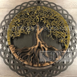 Large Tree of Life Metal Wall Art