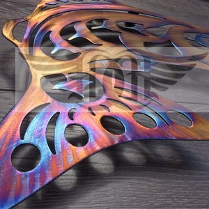 Decoración de pared de metal con salmón al estilo de la Costa Oeste imagen 2
