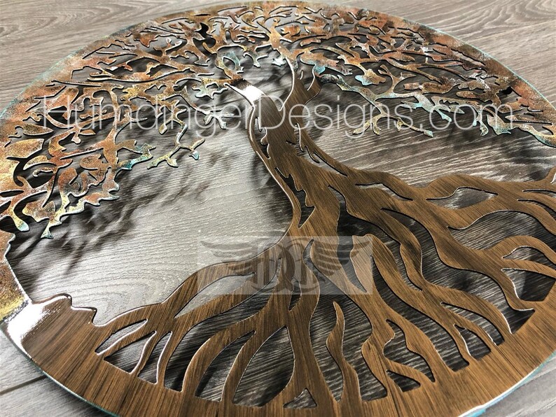 Tree of Life Zen Wall Decor Outdoor Wall Art Garden Etsy