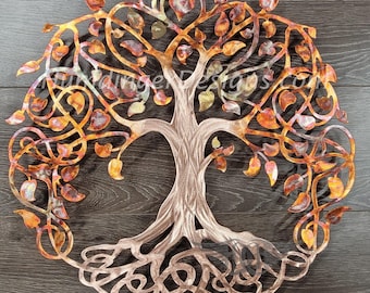 28 Inch - Copper Tree of Life - Infinity Tree - Wall Decor - Wall Art - Humdinger Designs