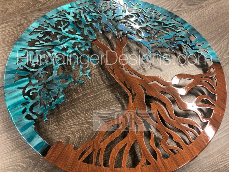 Zen Garden Garden Decor Outdoor Wall Art Tree of Life Etsy