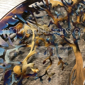 Large Metal Wall Art | Etsy