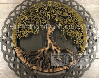 Baum des Lebens Metal Wall Art