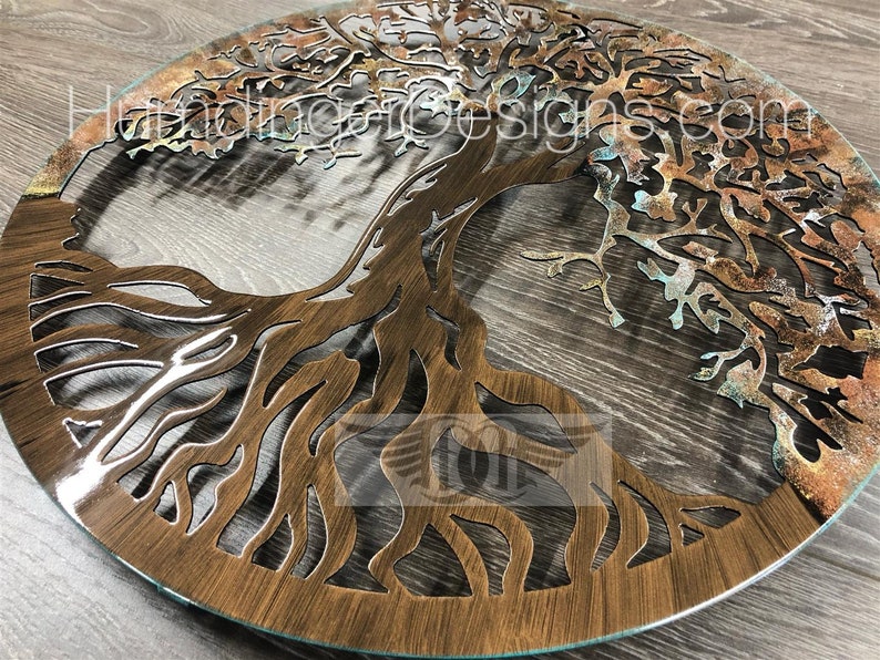 Tree of Life Zen Wall Decor Outdoor Wall Art Garden Etsy