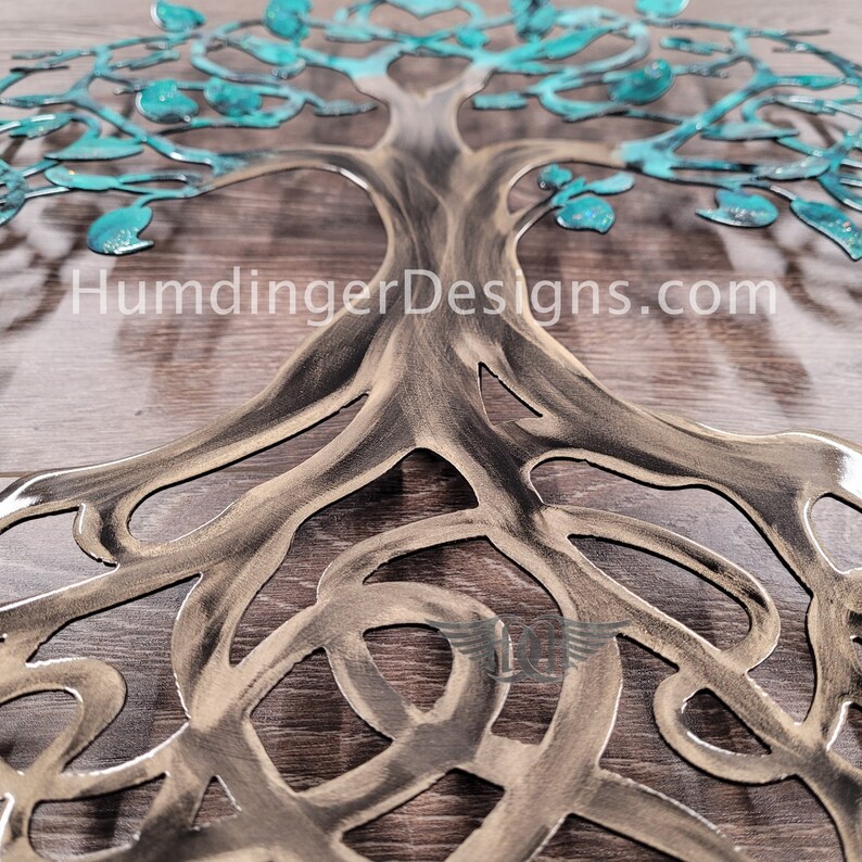Extra Large Metal Wall Art - Infinity Tree of Life - Wall Decor ...