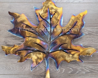Maple Leaf - Metal Wall Art - Stainless Steel - Humdinger Designs