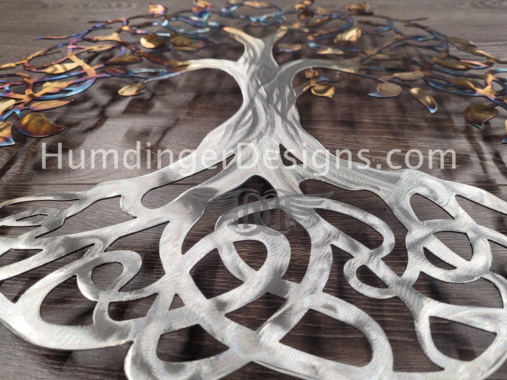 Large Metal Wall Art Infinity Tree of Life heated Stainless Etsy Canada