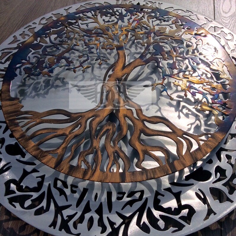 Tree of Life - Large Metal Wall Art - Etsy