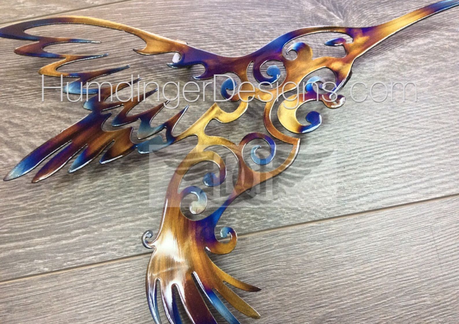 Large Hummingbird Metal Wall Art Metal Wall Decor Etsy