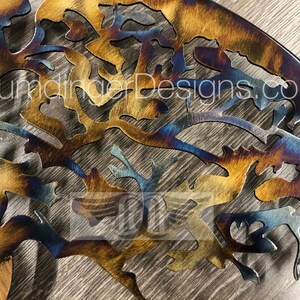 Large Metal Wall Art | Etsy