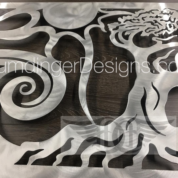 Ocean Metal Art Etsy