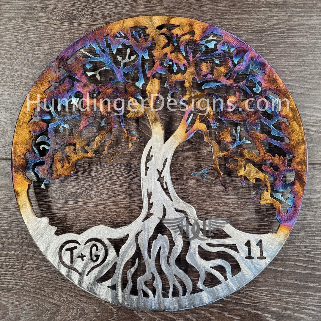 Custom - Personalized - 11th Anniversary - Heated Stainless Steel ...