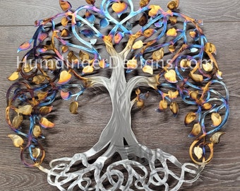 Tree of Life Wall Decor Metal Wall Sculpture