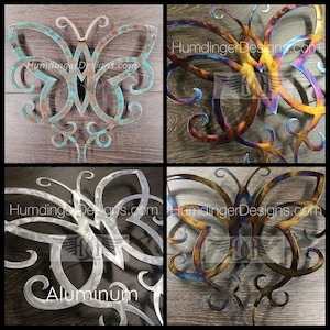 Butterfly - Metal Wall Art - Celtic - Butterflies - Wall Sculpture - Mother&#39;s Day Gift - Indoor Outdoor - Zen - Humdinger Designs