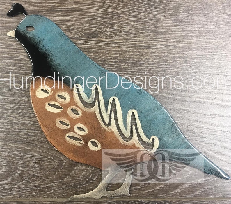 Quail Family Metal Wall Decor Etsy