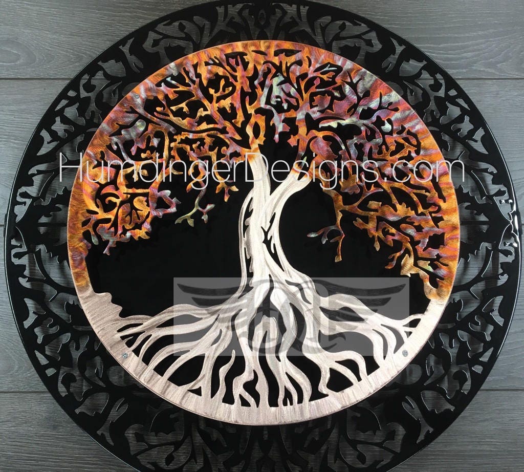 Tree of life Metal Wall Art Etsy