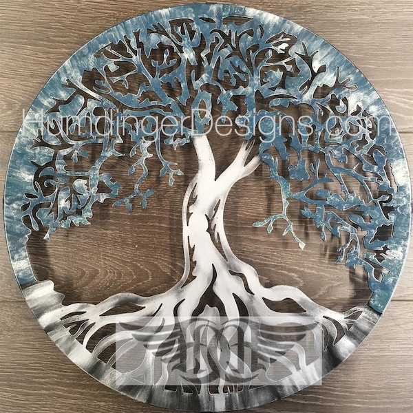 Arte de pared de metal Árbol de la vida