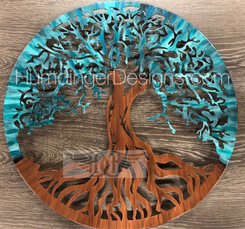 Zen Garden Garden Decor Outdoor Wall Art Tree of Life | Etsy