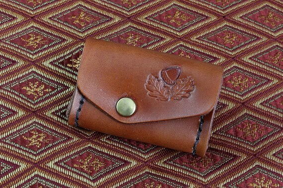leather change purse
