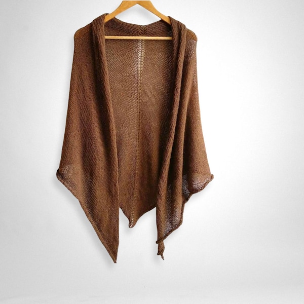 how to wear an alpaca shawl