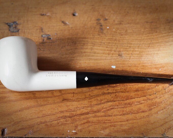 Viscount Dr. Grabow Ajustomatic Pipe / Vintage Imported White Etsy