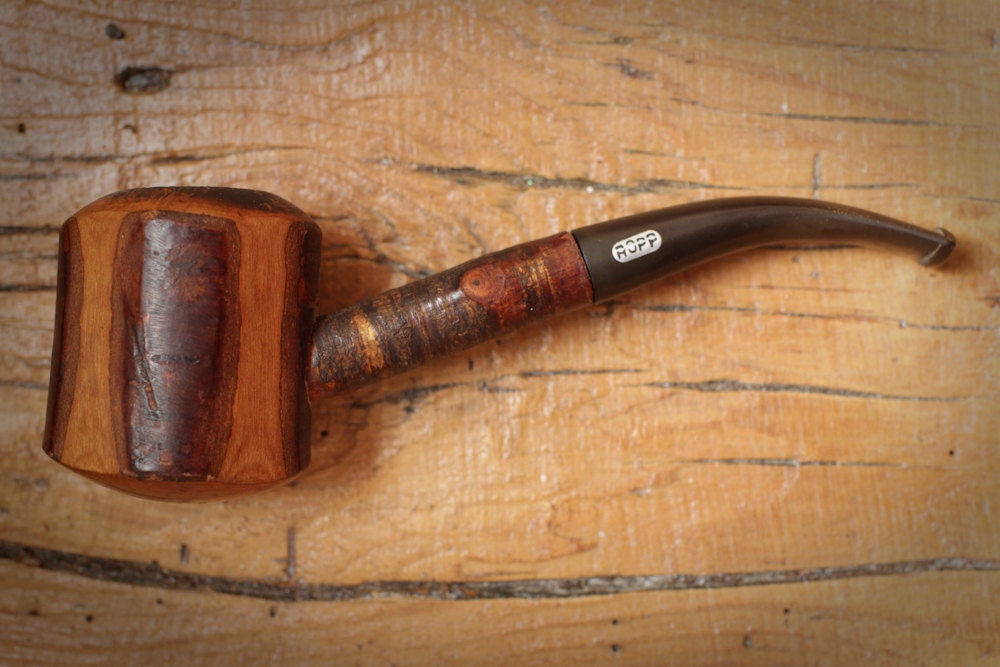 Ropp Deluxe Cherrywood Pipe/ Vintage French Tobacco Pipe Etsy