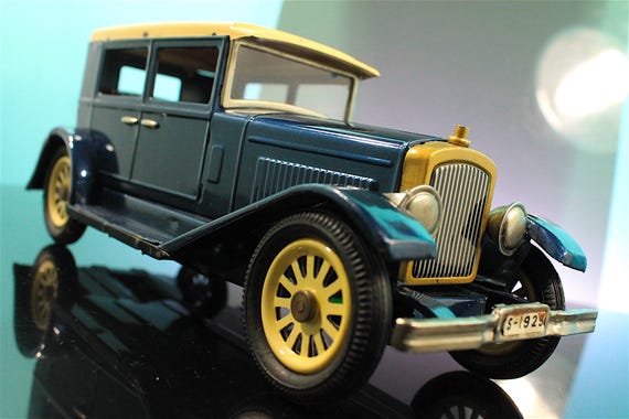 Yonezawa Japanese Tin Car 1925 Classical Automobile Limousine - Etsy