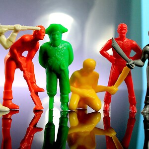 Plasticraft Pirates Soft Plastic 90mm Playset Soldiers