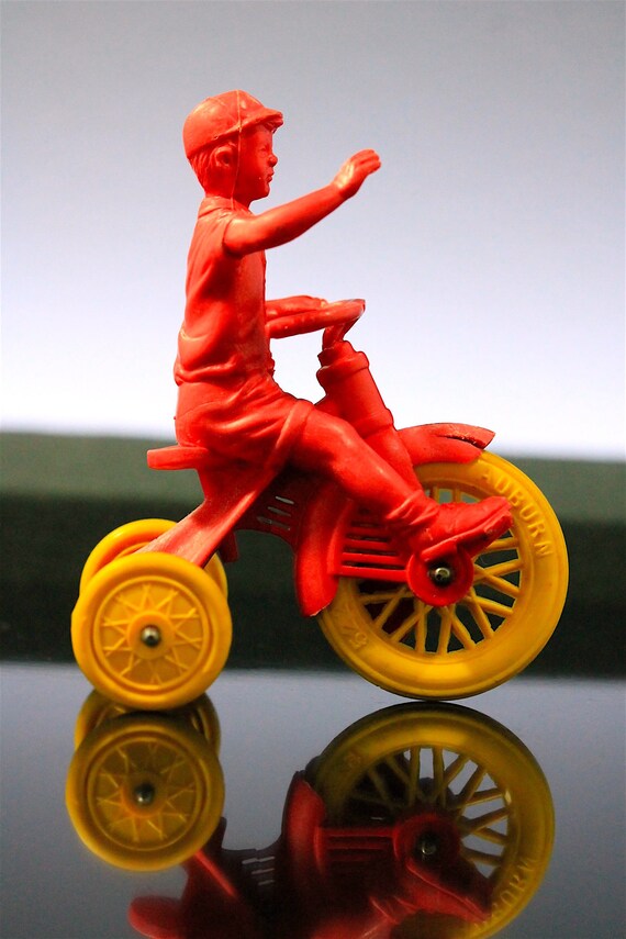 1950/'s Auburn Boy on his Tricycle