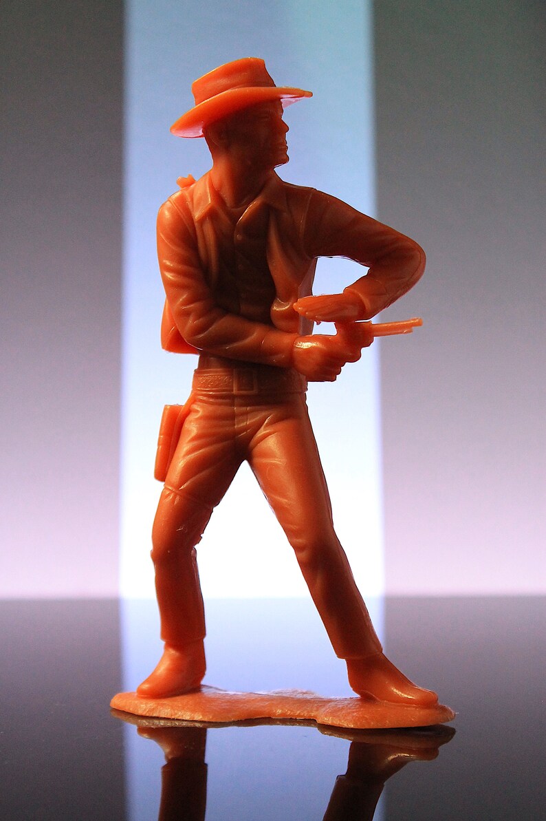 Marx 6inch Cowboys Vintage Plastic Western Figures Etsy