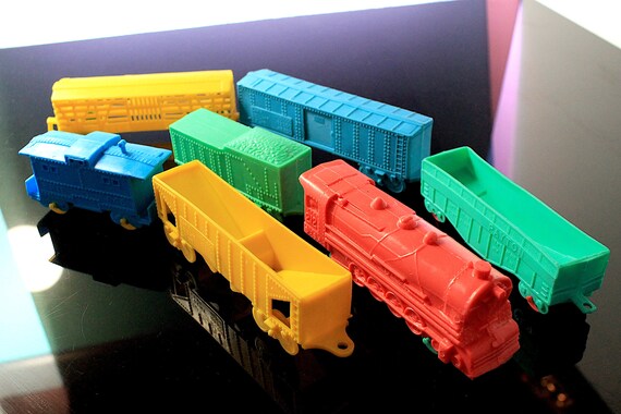 plastic model train