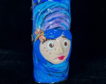 Coraline Lighter Case • Handmade Polymer Clay Laika Fan Art