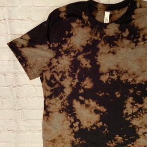 Bleached shirt for women shirts edgy clothing trendy women shirts bleached tshirt for women distressed shirt reverse tie dye