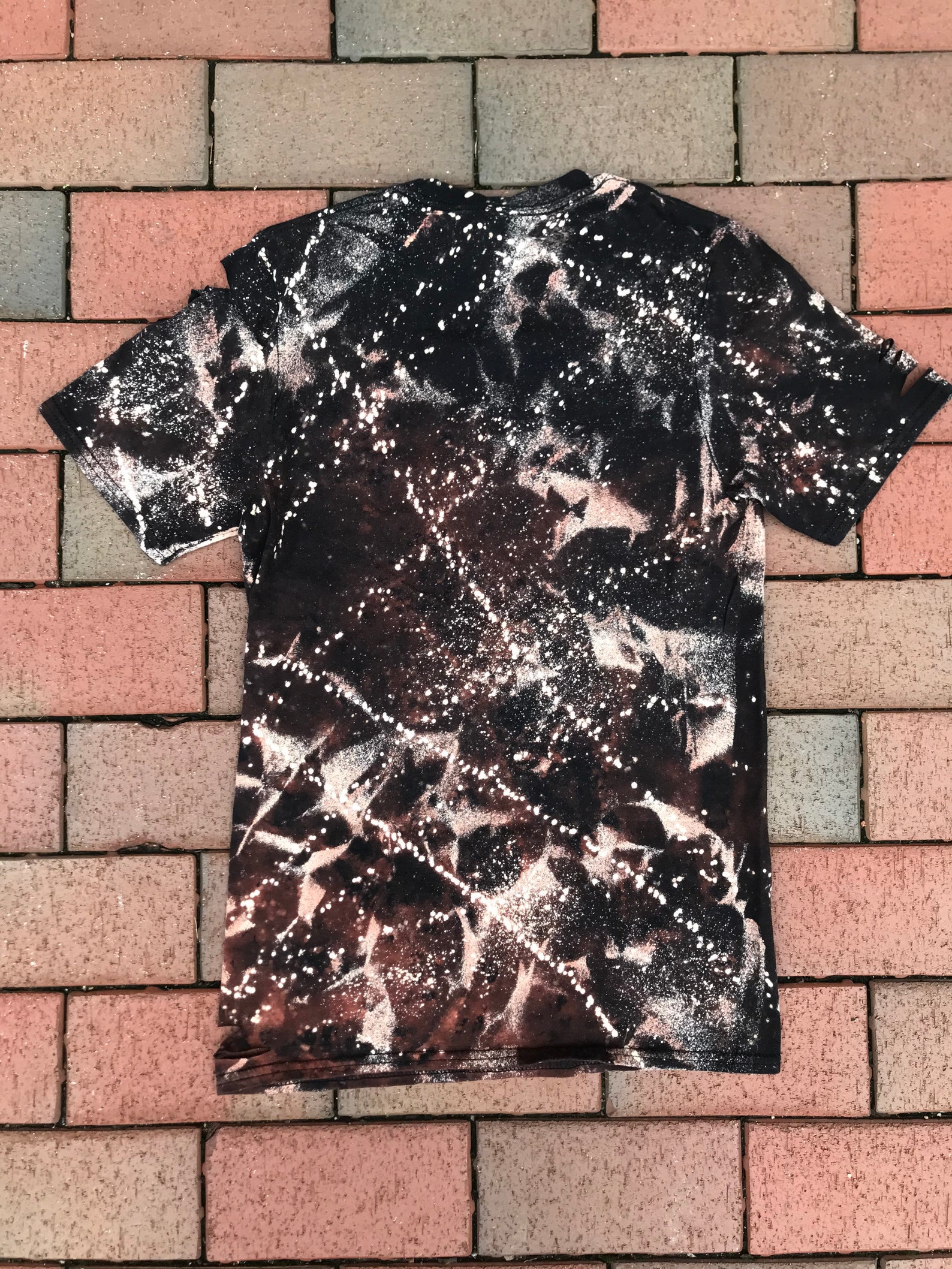 Skeleton Hand Distressed & Bleached Tshirt Edgy Clothing Etsy