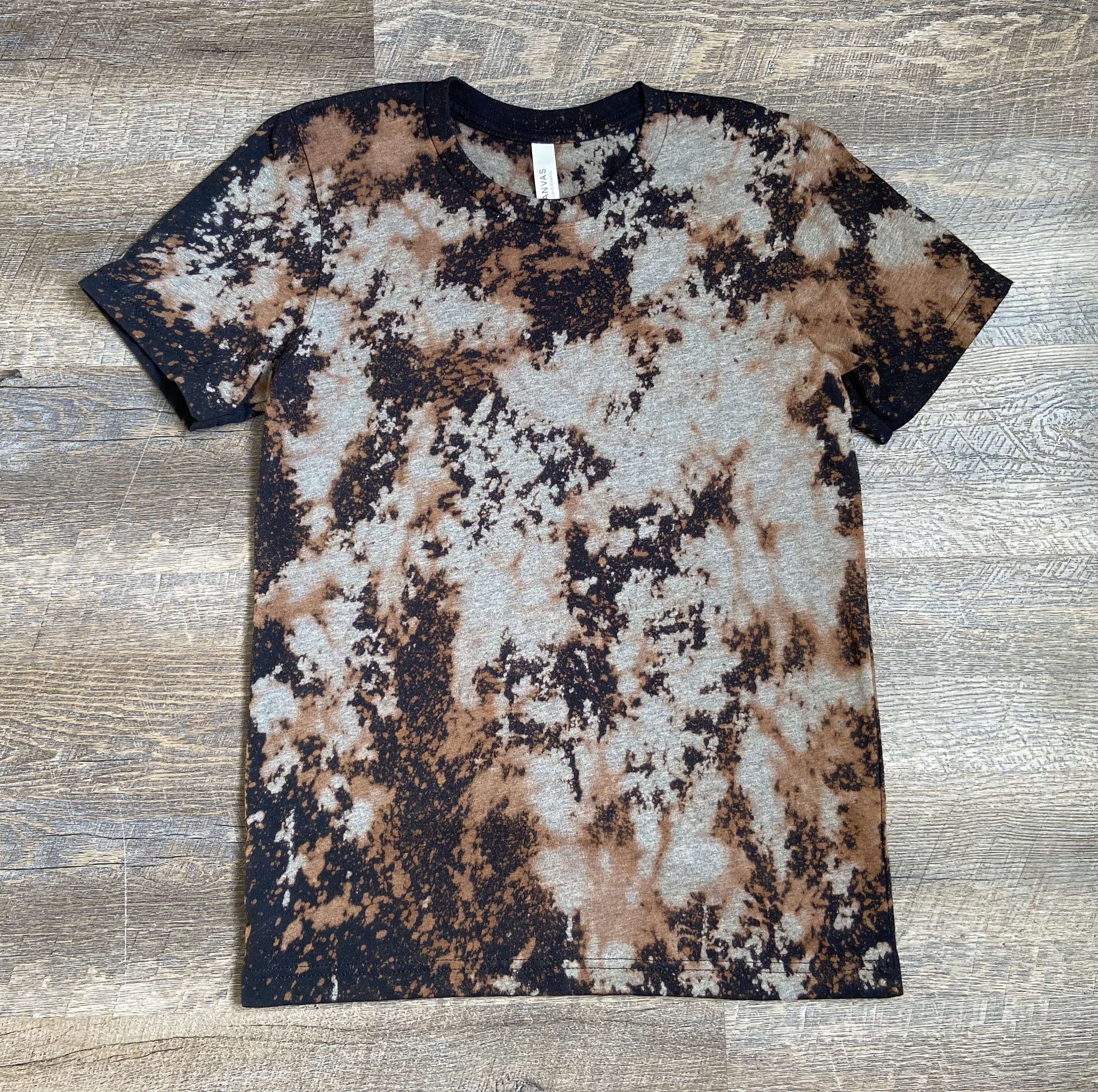 トップス Front Tuck Chemical Bleach T-shirt image_2744ecff-df65-4d08-889f-