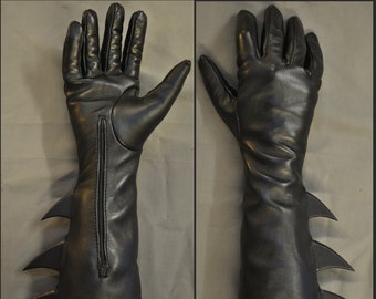 tight leather gloves (fins not included)