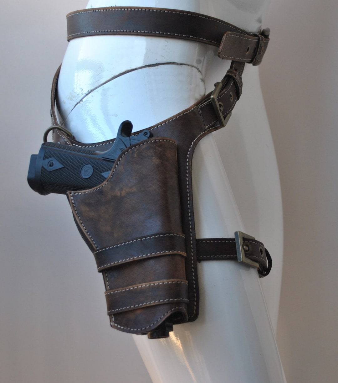 Leg holster cheap belt