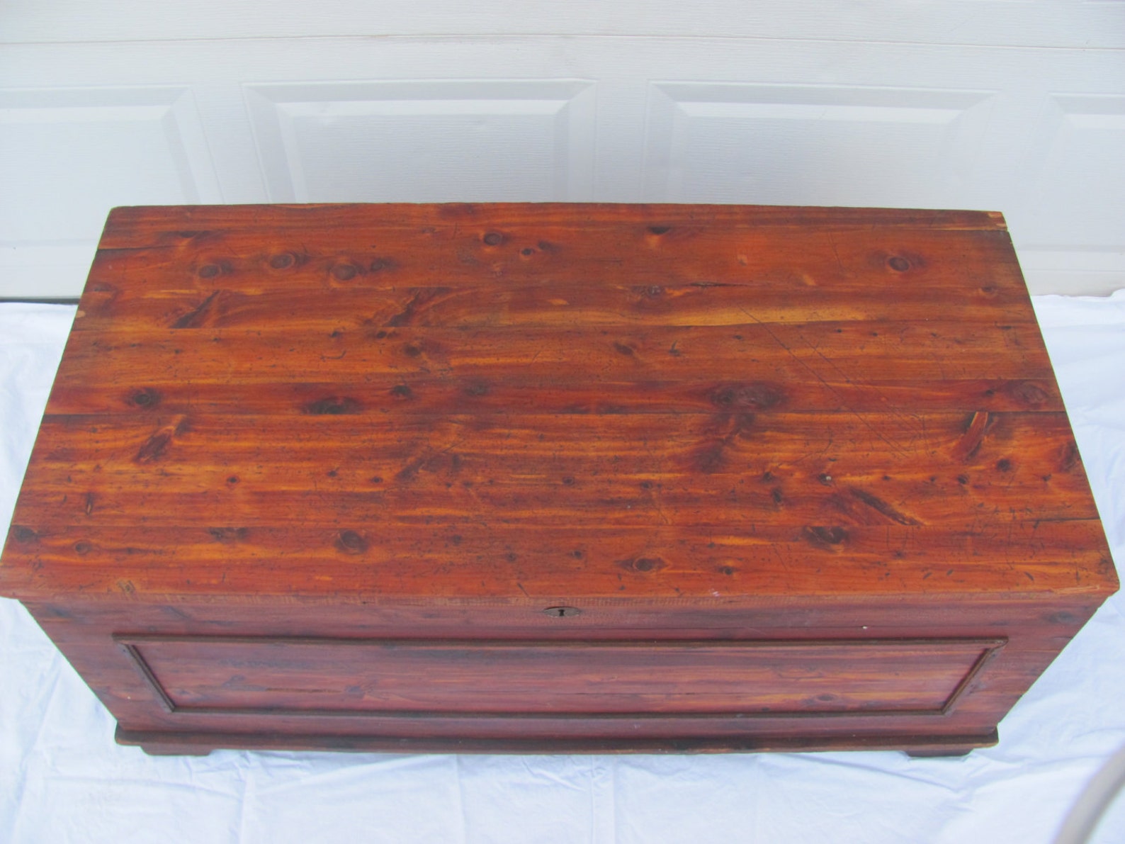 Beautiful Vintage Handmade Amish Cedar Hope Chest Trunk Etsy