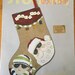 Nick & Chip Christmas stocking pattern and specialty threads