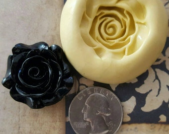 Rose Mold for polymer clay, resin, candy, soap, wax, fondant, etc.