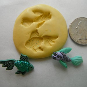 2 Part Fish Flexible Silicone Mold