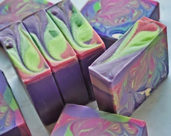 Blackberry Sage - Handmade Cold Process Soap + Goat Milk Soap