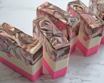 Sakura Bloom | Japanese Cherry Blossom - Handmade Cold Process Soap + Goat Milk Soap | Petals Bath Boutique