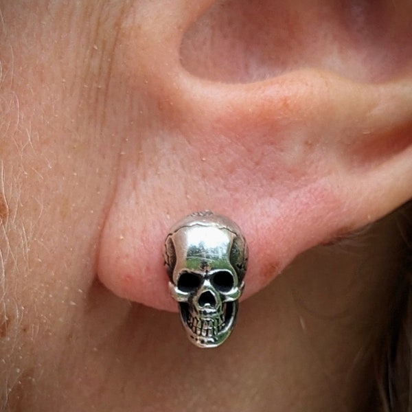 Skull Studs with Jaw