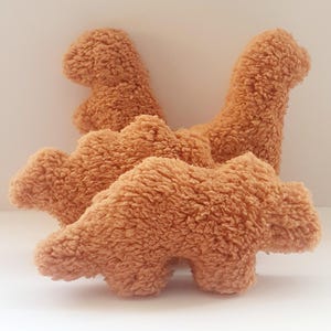 8" Handmade Turkey Dinosaur Plush | Squishy Cuddly Dino Nugget Teddy | T-Rex Triceratops Stegosaurus Brontosaurus