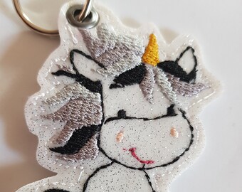 Schlüsselanhänger Keychain Taschenbaumler Anhänger Einhorn Unicorn