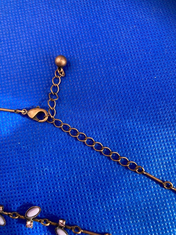Hypoallergenic vintage avon choker necklace earri… - image 7